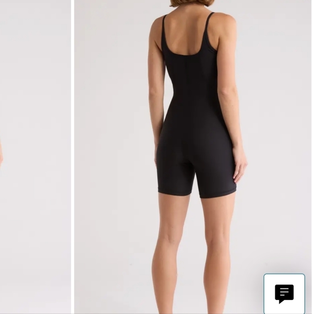 90 Degree by Reflex Black Felix Rib Lotus Romper L - Picture 3 of 10